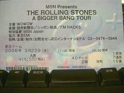 THE ROLLING STONES  A BIGGER BANG TOUR